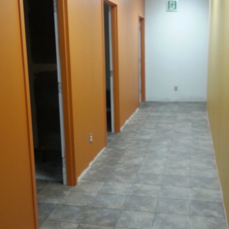 Commercial - Anytime Fitness interior corridor