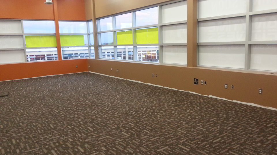 Commercial - Anytime Fitness interior floor