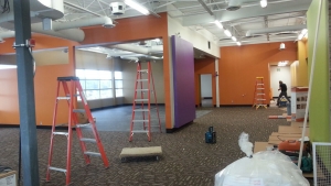 Commercial project - Anytime Fitness - interior