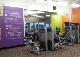 Commercial project - Anytime Fitness - furnished